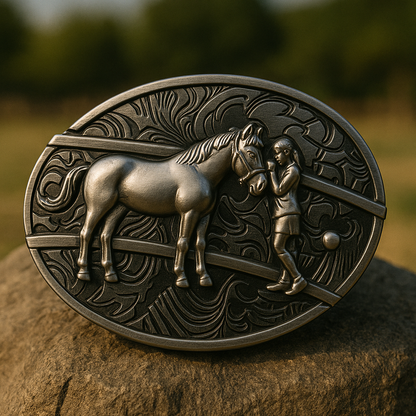 Fivela Cowgirl com Canivete Secreto - Esporatto