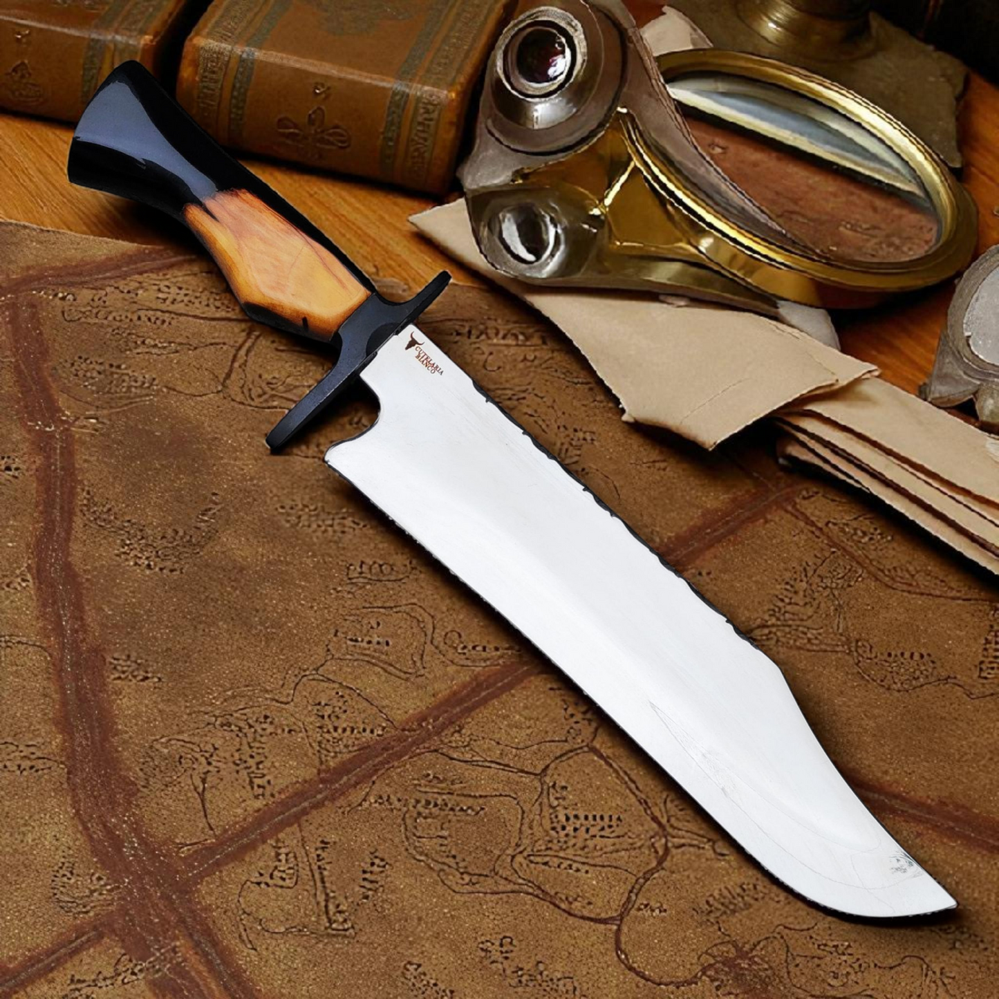 Faca Artesanal Modelo  Inglórios